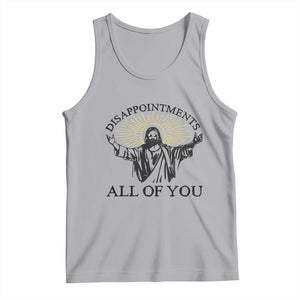 Retro Jesus Meme Tank Top Disappointments All Of You TS10 Athletic Heather Print Your Wear