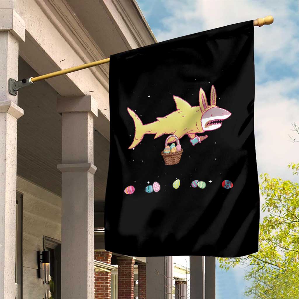 Funny Shark Easter Garden Flag Cute Bunny Ears Eggs Hunting Teens Boys Kids TS10 Print Your Wear