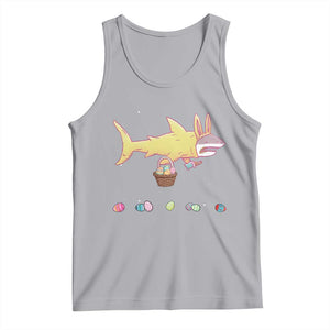Funny Shark Easter Tank Top Cute Bunny Ears Eggs Hunting Teens Boys Kids TS10 Athletic Heather Print Your Wear