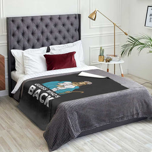 Guess Whos Back Throw Blanket Funny Religious Jesus Back Cute Bunny TS10 Print Your Wear