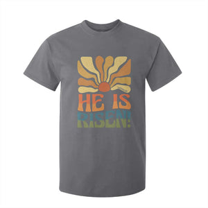 Retro Easter T Shirt For Kid Jesus He is Risen Matthew 28:6 Bible Verse Kids TS10 Charcoal Print Your Wear