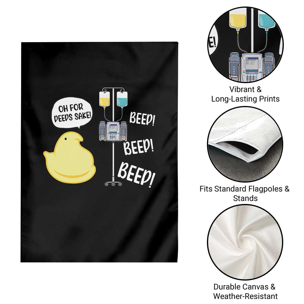 Bunny Nurse Garden Flag Funny Peep Nursing Easter Nurse Gift TS10 Print Your Wear