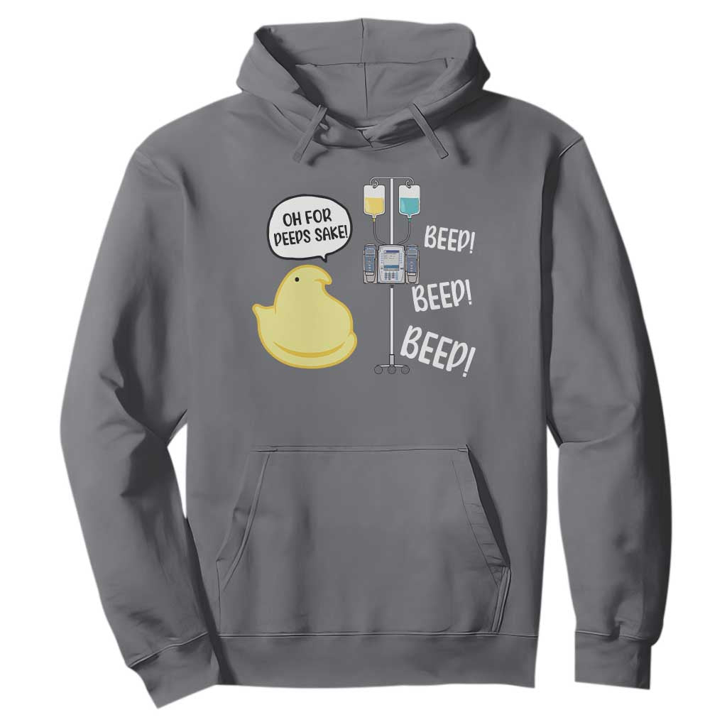 Bunny Nurse Hoodie Funny Peep Nursing Easter Nurse Gift TS10 Charcoal Print Your Wear