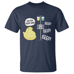 Bunny Nurse T Shirt Funny Peep Nursing Easter Nurse Gift TS10 Navy Print Your Wear