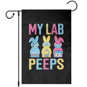 Easter Lab Tech Garden Flag Cute Bunny My Lab Peeps TS10 Black Print Your Wear