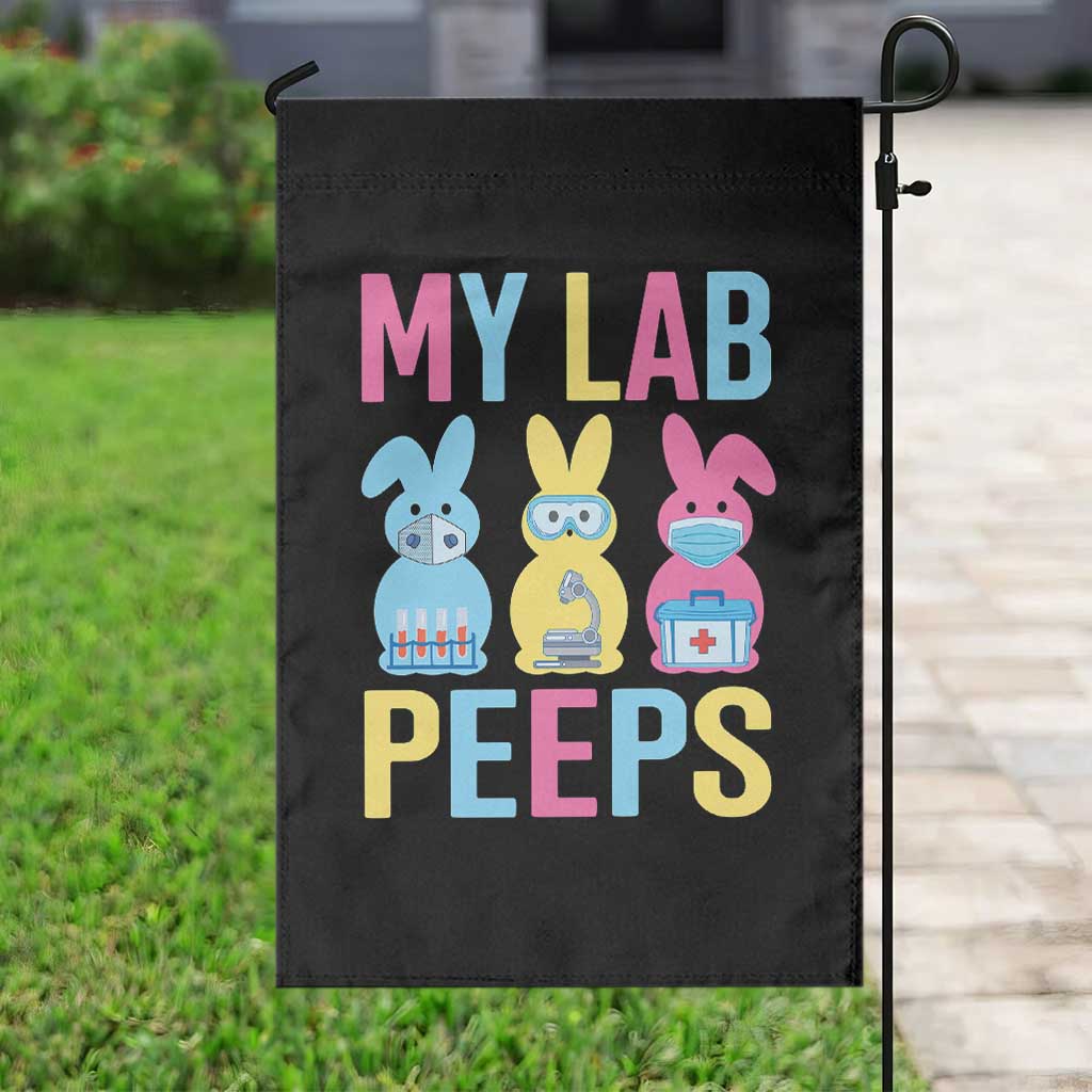 Easter Lab Tech Garden Flag Cute Bunny My Lab Peeps TS10 Print Your Wear