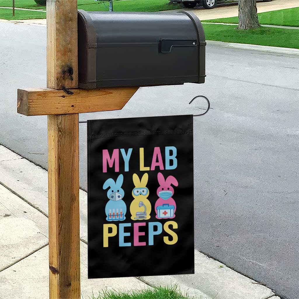 Easter Lab Tech Garden Flag Cute Bunny My Lab Peeps TS10 Print Your Wear