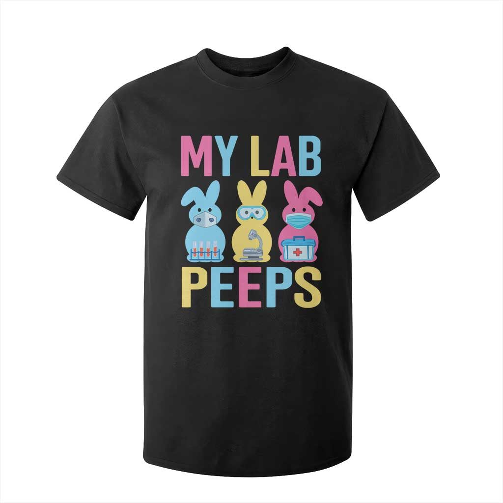Easter Lab Tech T Shirt For Kid Cute Bunny My Lab Peeps TS10 Black Print Your Wear