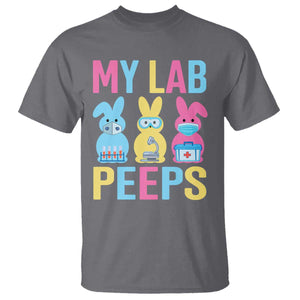 Easter Lab Tech T Shirt Cute Bunny My Lab Peeps TS10 Charcoal Print Your Wear