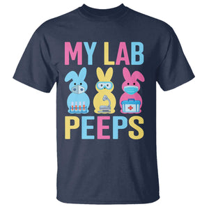 Easter Lab Tech T Shirt Cute Bunny My Lab Peeps TS10 Navy Print Your Wear