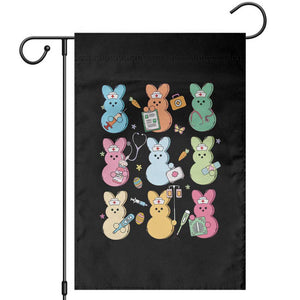 Easter Nurse Bunny Garden Flag Funny Nursing Easter Spring Nurse Gift TS10 Black Print Your Wear