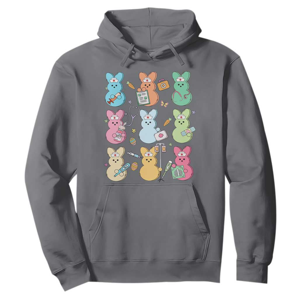 Easter Nurse Bunny Hoodie Funny Nursing Easter Spring Nurse Gift TS10 Charcoal Print Your Wear