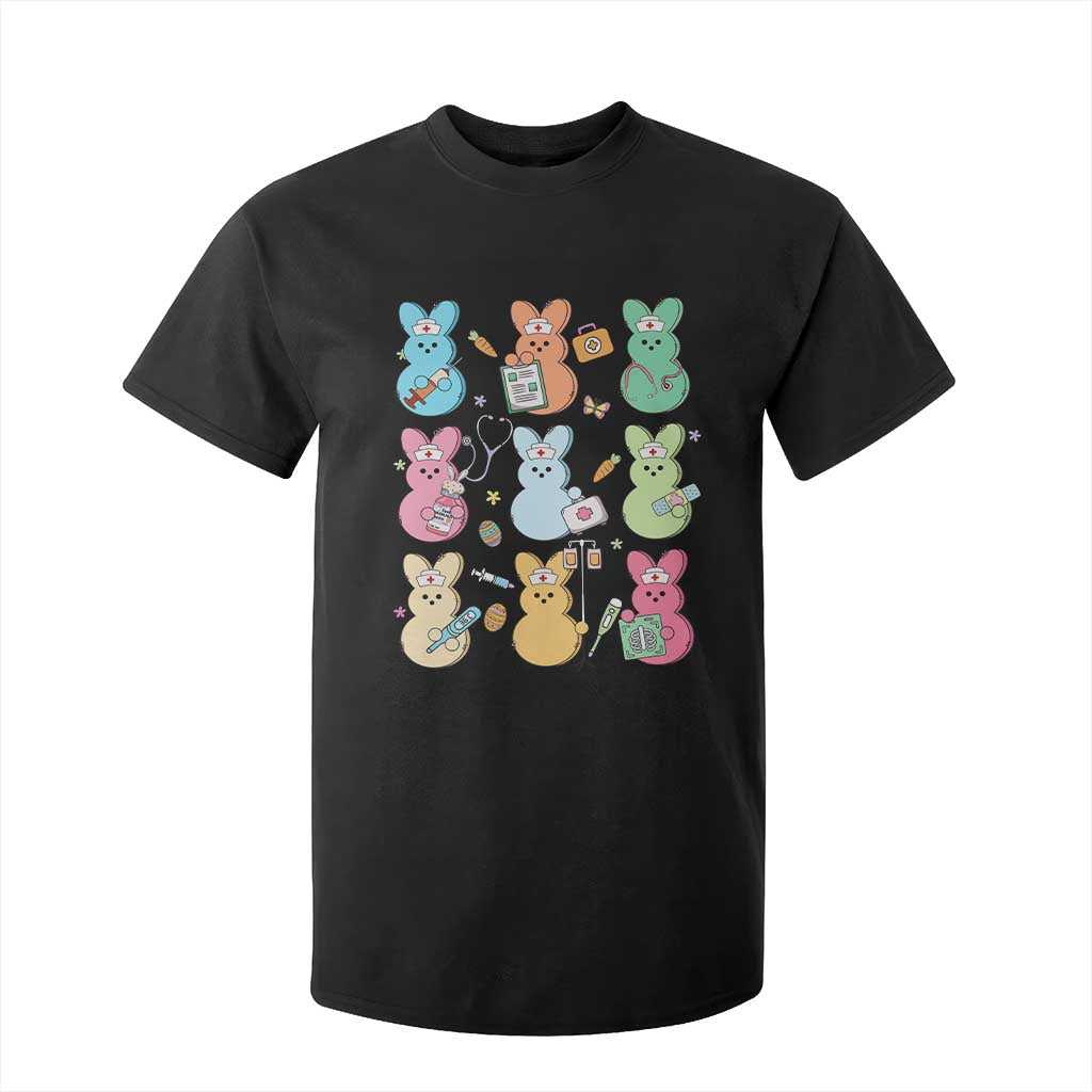 Easter Nurse Bunny T Shirt For Kid Funny Nursing Easter Spring Nurse Gift TS10 Black Print Your Wear