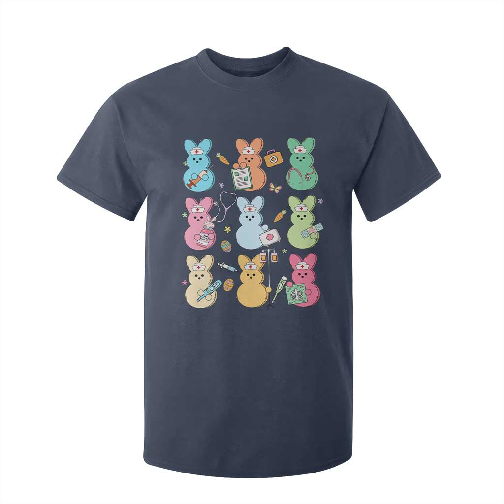 Easter Nurse Bunny T Shirt For Kid Funny Nursing Easter Spring Nurse Gift TS10 Navy Print Your Wear