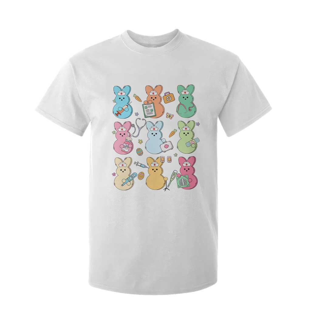 Easter Nurse Bunny T Shirt For Kid Funny Nursing Easter Spring Nurse Gift TS10 White Print Your Wear