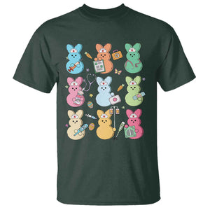 Easter Nurse Bunny T Shirt Funny Nursing Easter Spring Nurse Gift TS10 Dark Forest Green Print Your Wear