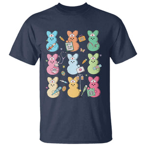 Easter Nurse Bunny T Shirt Funny Nursing Easter Spring Nurse Gift TS10 Navy Print Your Wear