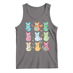 Easter Nurse Bunny Tank Top Funny Nursing Easter Spring Nurse Gift TS10 Deep Heather Print Your Wear