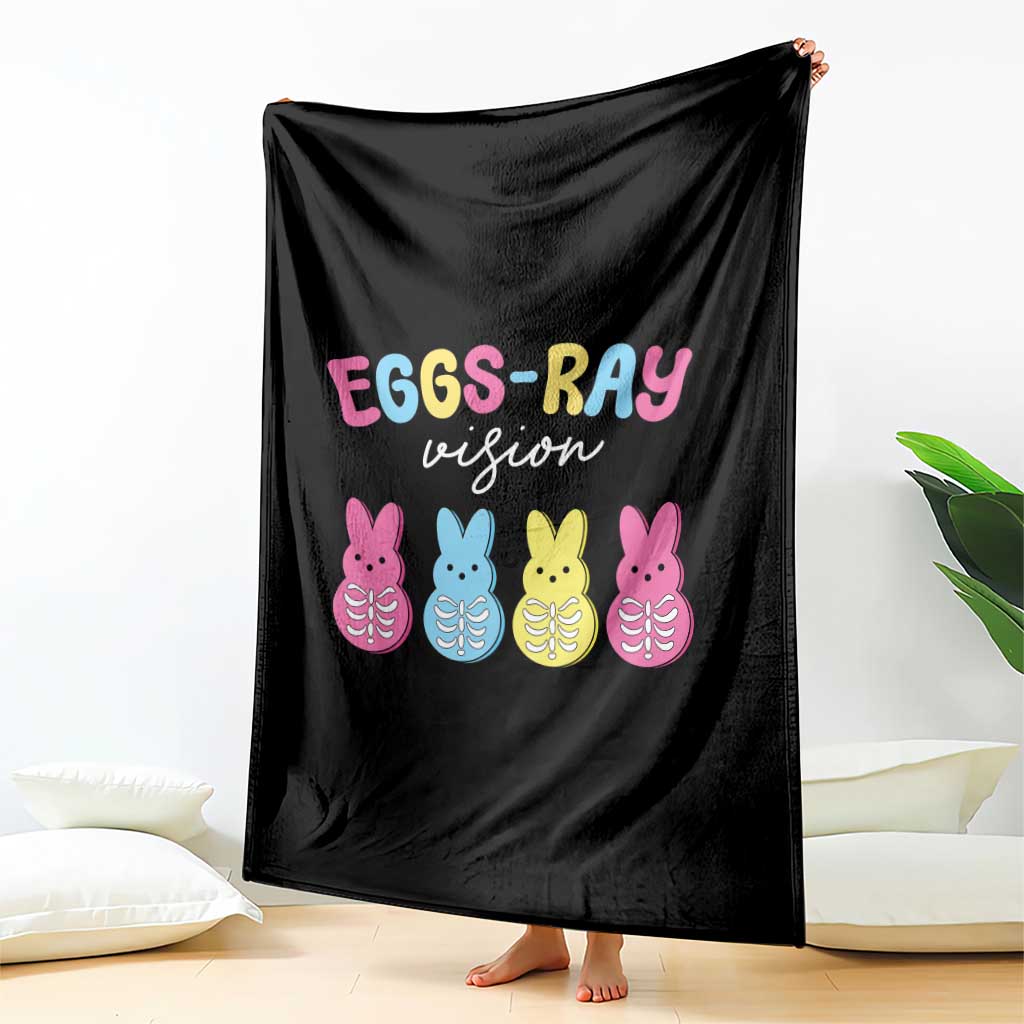 Radiology Easter Throw Blanket Eggs Ray Vision Xray Tech TS10 Print Your Wear