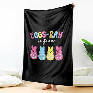 Radiology Easter Throw Blanket Eggs Ray Vision Xray Tech TS10 Print Your Wear