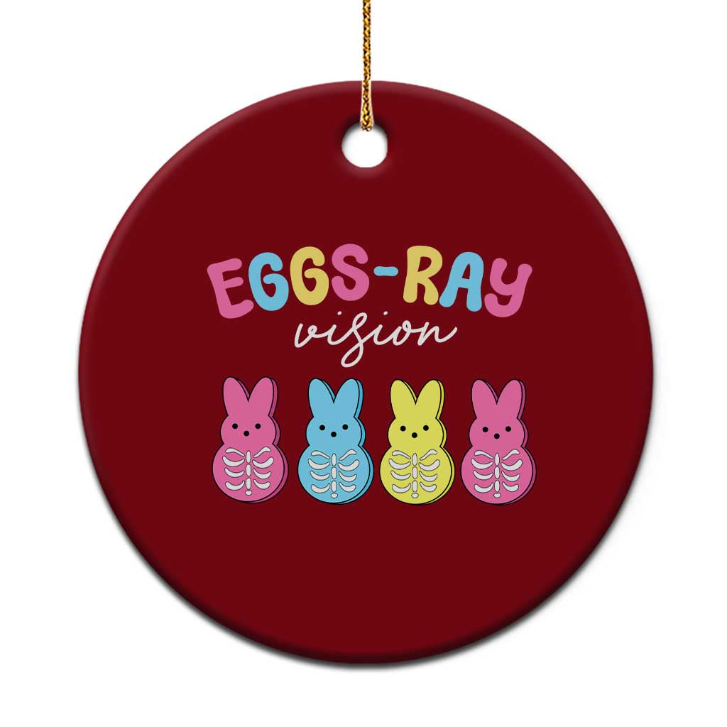 Radiology Easter Ceramic Ornament Eggs Ray Vision Xray Tech TS10 1pc Red Print Your Wear