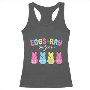 Radiology Easter Racerback Tank Top Eggs Ray Vision Xray Tech TS10 Dark Heather Print Your Wear