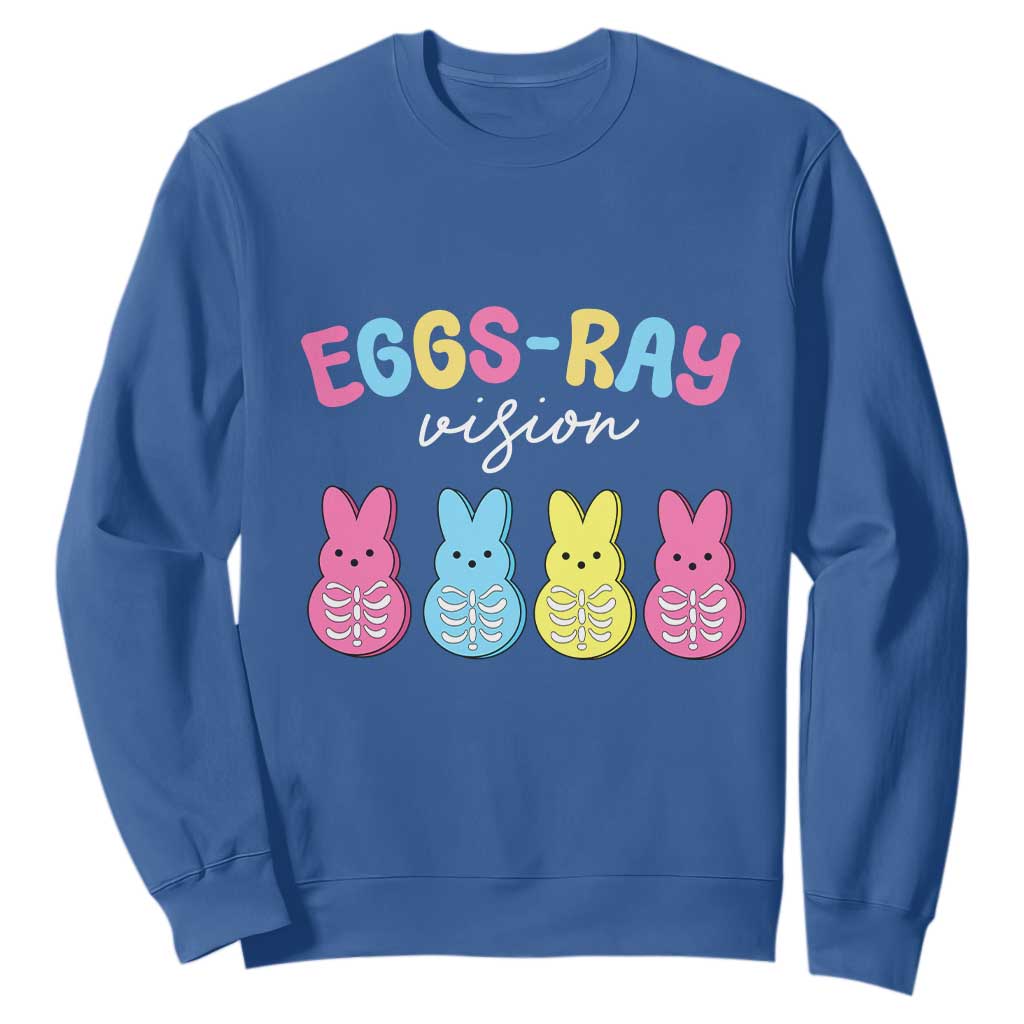 Radiology Easter Sweatshirt Eggs Ray Vision Xray Tech TS10 Royal Blue Print Your Wear