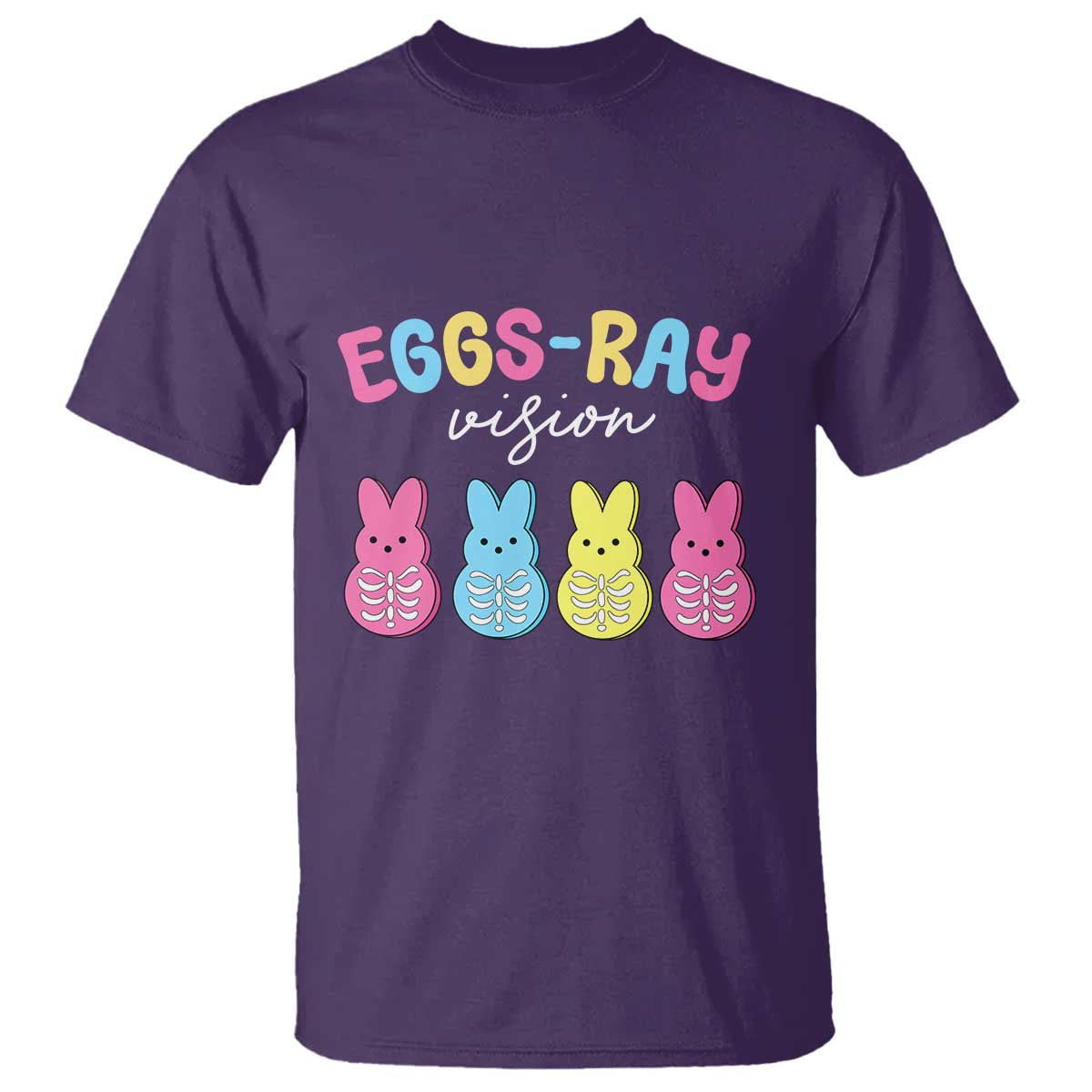 Radiology Easter T Shirt Eggs Ray Vision Xray Tech TS10 Purple Print Your Wear