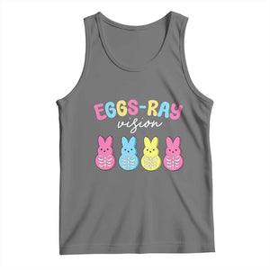 Radiology Easter Tank Top Eggs Ray Vision Xray Tech TS10 Black Heather Print Your Wear
