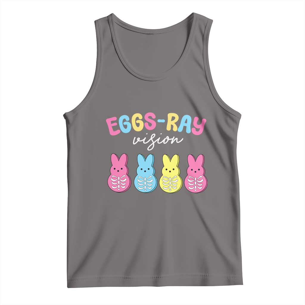 Radiology Easter Tank Top Eggs Ray Vision Xray Tech TS10 Deep Heather Print Your Wear