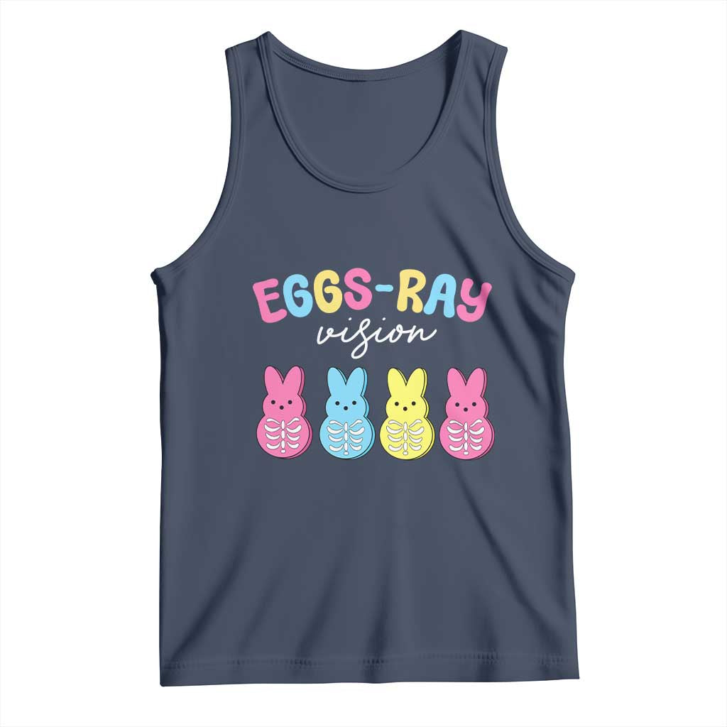 Radiology Easter Tank Top Eggs Ray Vision Xray Tech TS10 Navy Print Your Wear