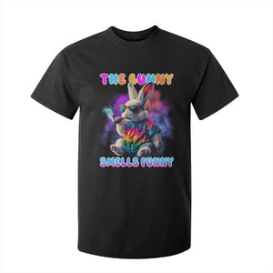 Happy 420 Easter T Shirt For Kid Funny Smoking Easter Bunny Smells Funny Easter TS10 Black Print Your Wear
