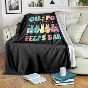 Oh For Peeps Sake Easter Bunny Throw Blanket TS10 Print Your Wear