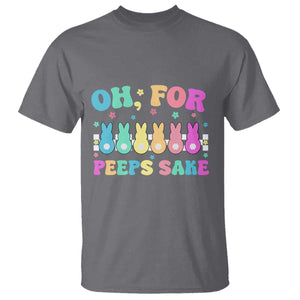 Oh For Peeps Sake Easter Bunny T Shirt TS10 Charcoal Print Your Wear