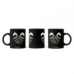 Every Bunny Was Kung Fu Fighting Coffee Mug Funny Easter Vintage Rabbit Face TS10 Print Your Wear