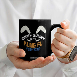 Every Bunny Was Kung Fu Fighting Coffee Mug Funny Easter Vintage Rabbit Face TS10 Print Your Wear