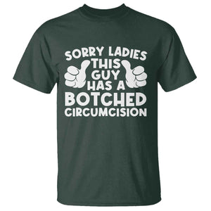 Inappropriate Adult T Shirt This Guy Botched Funny Cringe Offensive Humor Men TS10 Dark Forest Green Print Your Wear