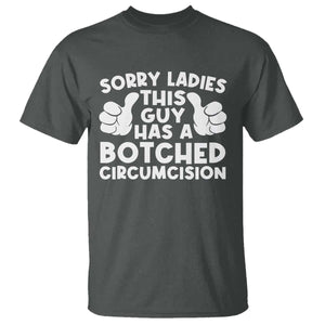 Inappropriate Adult T Shirt This Guy Botched Funny Cringe Offensive Humor Men TS10 Dark Heather Print Your Wear