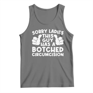 Inappropriate Adult Tank Top This Guy Botched Funny Cringe Offensive Humor Men TS10 Black Heather Print Your Wear