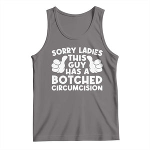 Inappropriate Adult Tank Top This Guy Botched Funny Cringe Offensive Humor Men TS10 Deep Heather Print Your Wear