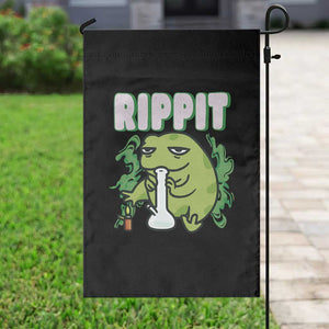 Rippit Frog Meme Garden Flag Funny Stoner Bong Rip TS10 Print Your Wear