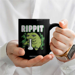 Rippit Frog Meme Coffee Mug Funny Stoner Bong Rip TS10 Print Your Wear