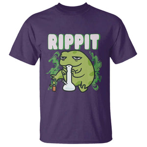 Rippit Frog Meme T Shirt Funny Stoner Bong Rip TS10 Purple Print Your Wear