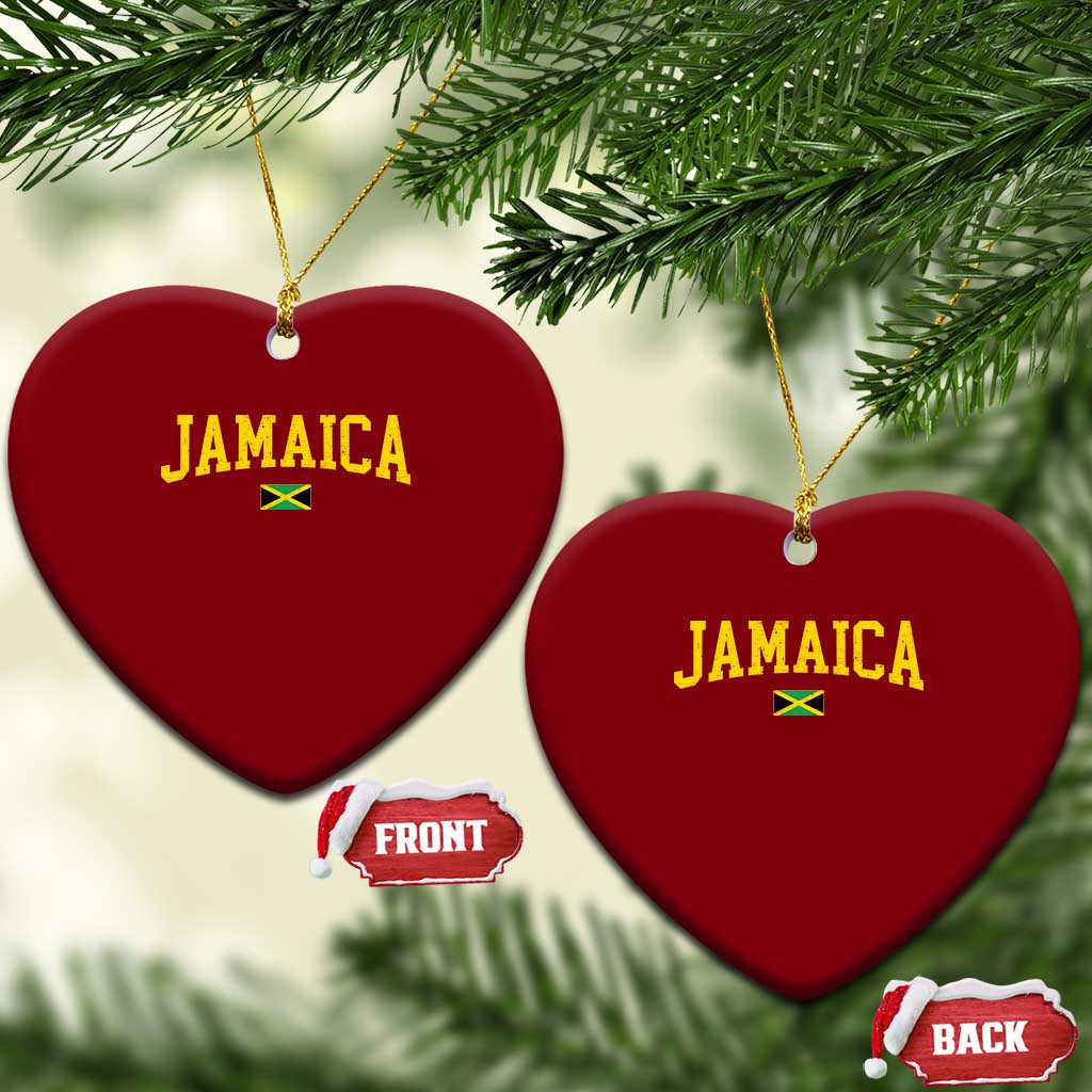 Vintage Jamaica Ceramic Ornament Retro Jamaican Flag National Pride Vacation TS10 Print Your Wear