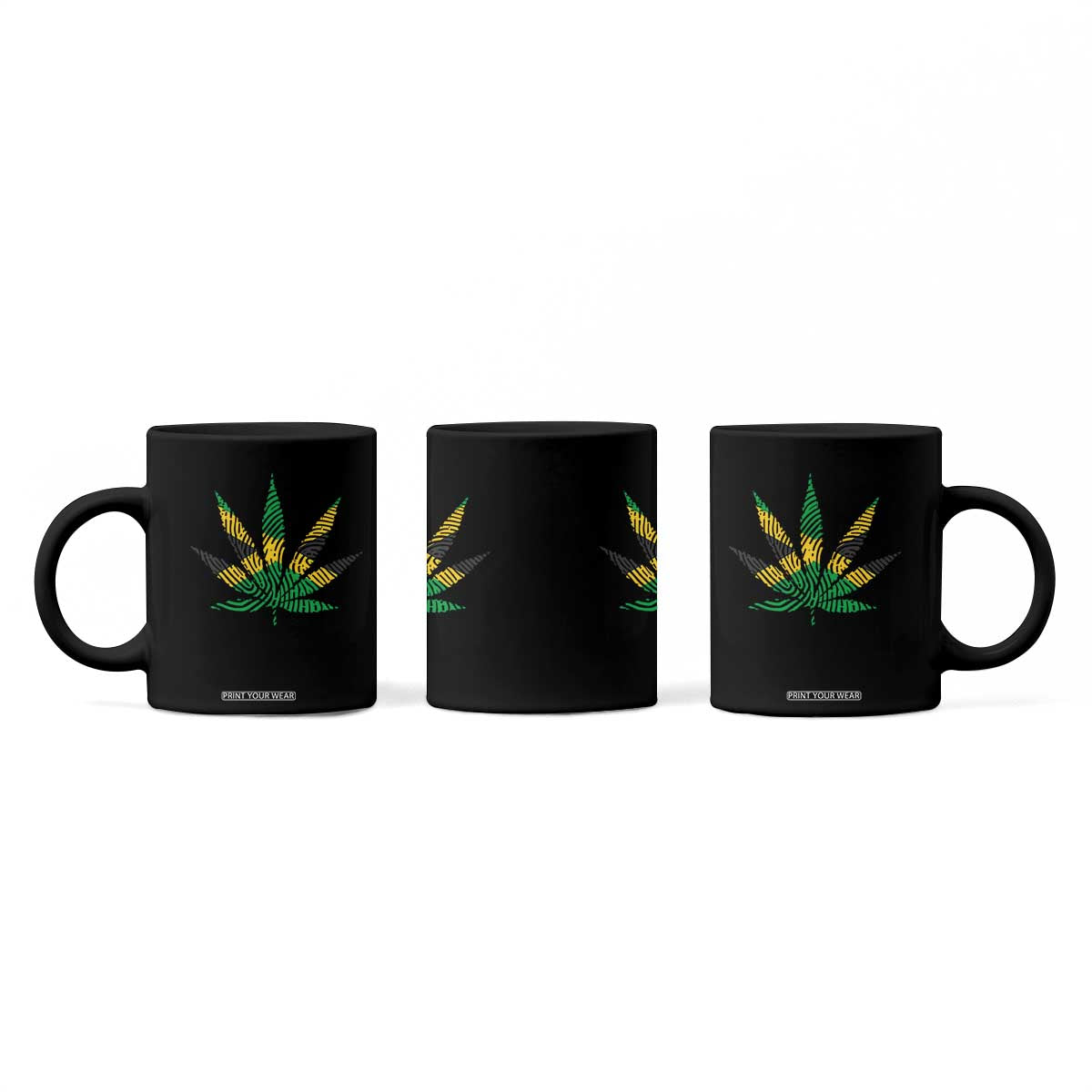 Jamaica Flag Cannabis Coffee Mug Funny Stoner Weed Lovers Marijuana 420 TS10 Print Your Wear