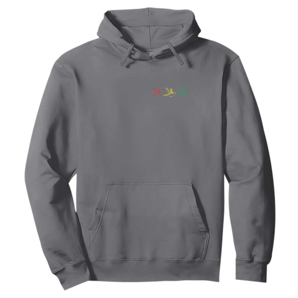 Little Birds Hoodie Rastafari Rasta Reggae Music Jamaican Pride TS10 Charcoal Print Your Wear