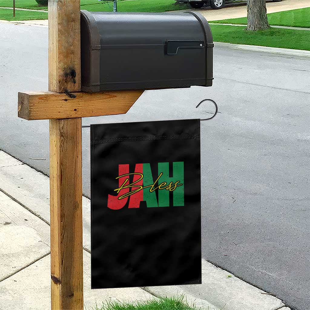 Rastafarian Jah Bless Garden Flag Retro Reggae Rastafari Jamaica Rasta TS10 Print Your Wear