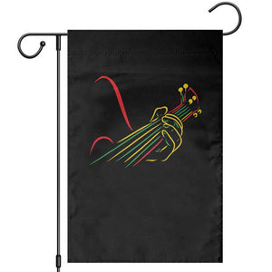 Reggae Guitar Garden Flag Rasta Music Gift for Guitar Lovers TS10 Black Print Your Wear