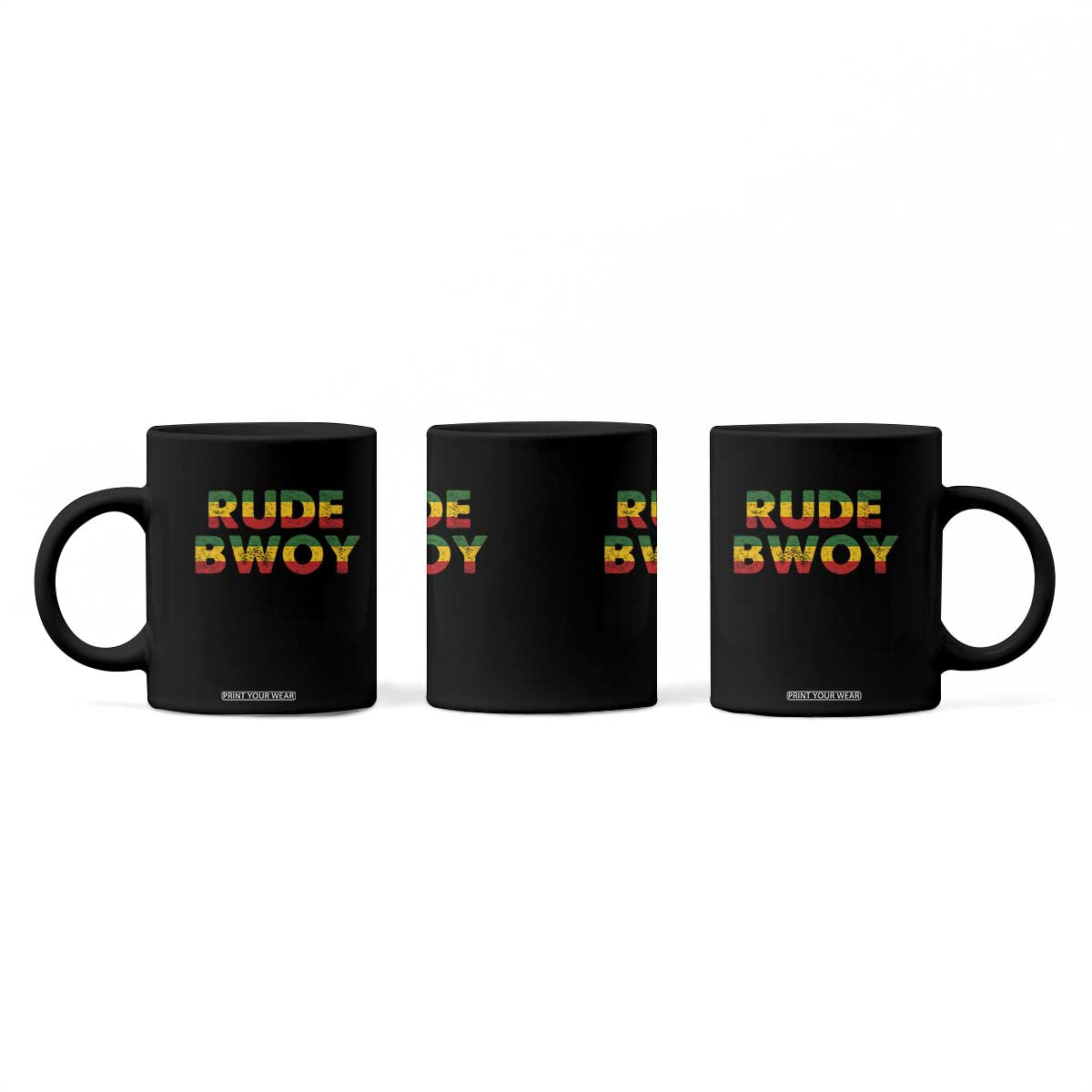 Rude Boy Coffee Mug Jamaican Rasta Reggae Roots Gifts Jamaica TS10 Print Your Wear