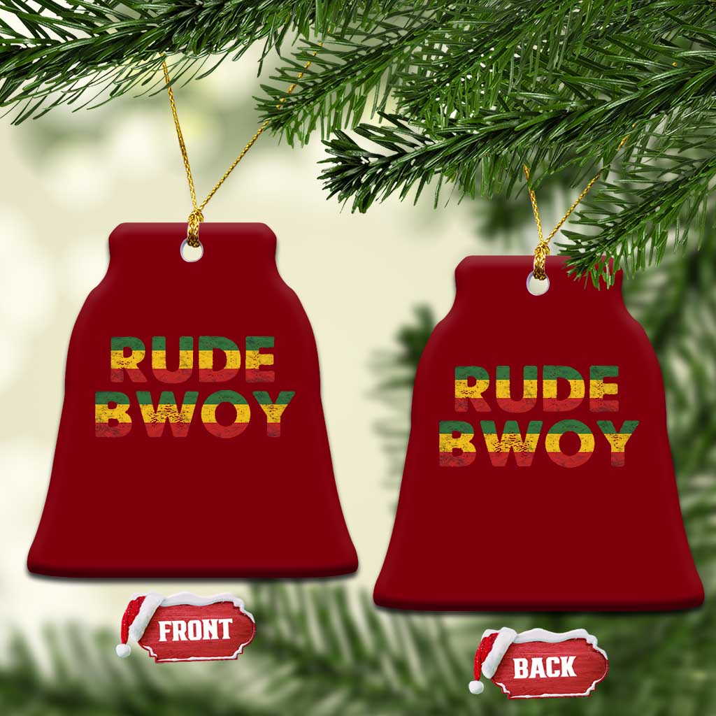 Rude Boy Ceramic Ornament Jamaican Rasta Reggae Roots Gifts Jamaica TS10 Print Your Wear